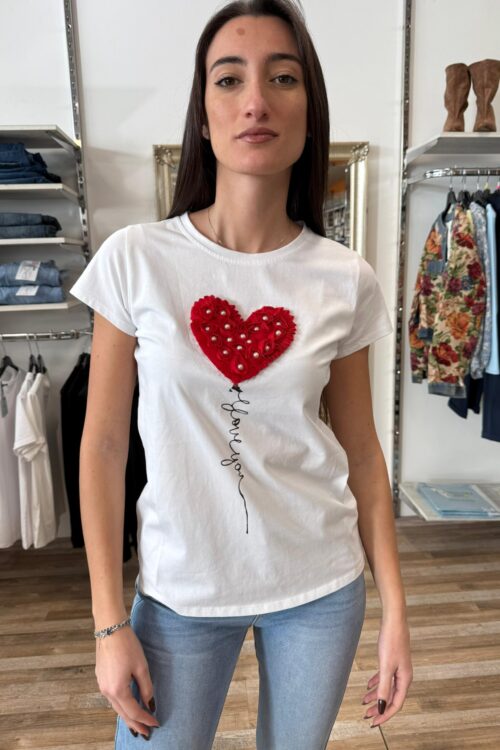 T-shirt palloncino Cuore